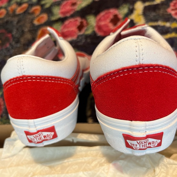 Red Vans Old Skool Bolt W9 - Picture 7 of 8